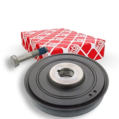 Image of febi bilstein 33783 Pulley decoupled, for crankshaft with screw, pack of one
