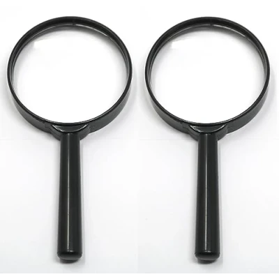 Image of fiXte Handheld Magnifier Magnifying Glass 6x Magnification Small Print Map Reading etc (2)