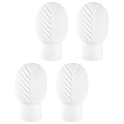 Image of Drum Mute Tips Silicone Drumstick Silent Practice 4 Dampener Tips, Musical Instruments Accessory, Clacking Sound For Accessories