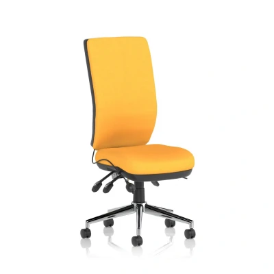 Image of Chiro High Back Bespoke Colour Senna Yellow No Arms
