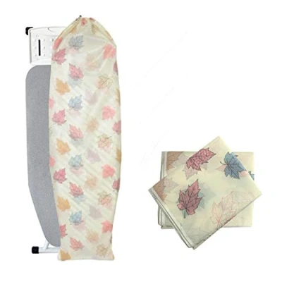Image of URUIJIN Lroning board dust covers, Oversized ironing storage bag, Oxford cloth waterproof, dustproof, protective cover, （13.4 x 53.5 inch） Maple leaf pattern