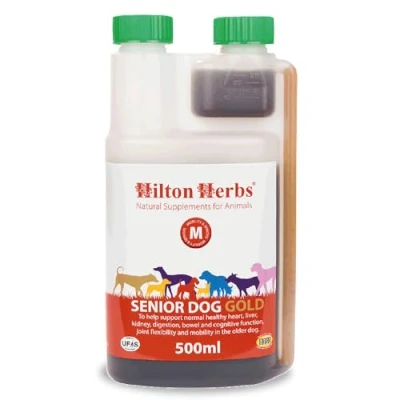 Image of Hilton Herbs Canine Senior Gold Herbal Solution 500ml