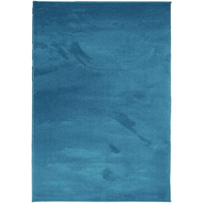 Image of vidaXL Rug OVIEDO Short Pile Turquoise 160x230 cm
