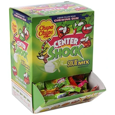 Image of Centre Shock Sour Bubblegum by Chupa Chups (Box of 200)