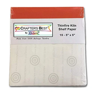 Image of Crafters Best Thinfire Kiln Shelf Paper 5 x 15 Sheet Mini Pack