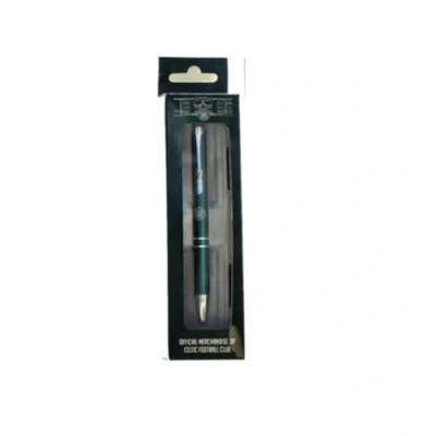 Image of Celtic FC Crest Executive Pen (One Size) (Green/Silver)