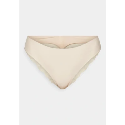 Image of Triumph Women&#039;s Body Make Up Illusion Lace Highleg Tai Underwear, Nude Beige, UK 10