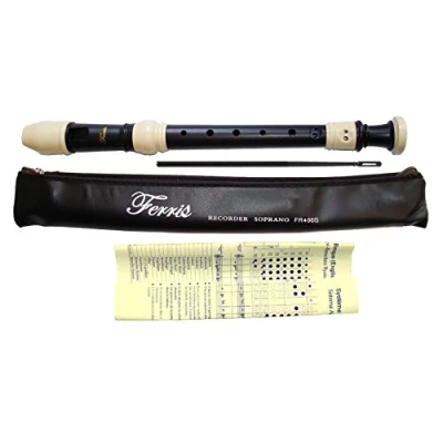 Image of Ferris FR400S Descant/Soprano Recorder,Black