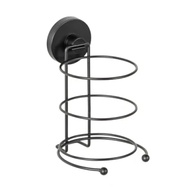 Image of WENKO Vacuum Loc® Milazzo Hair Dryer Holder Black