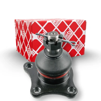 Image of MB860829, MB860830 Ball joint FEBI BILSTEIN 15070 Upper, Front Axle Left, Right with crown nut 17,8mm for control arm