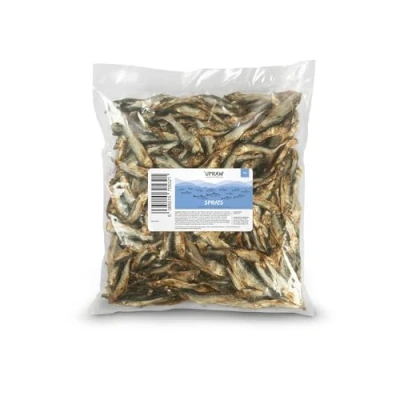 Image of Fish Sprats 1kg Healthy Natural Small Dog Treats Naturally Air Dried Grain Free Hypoallergenic Low In Fat