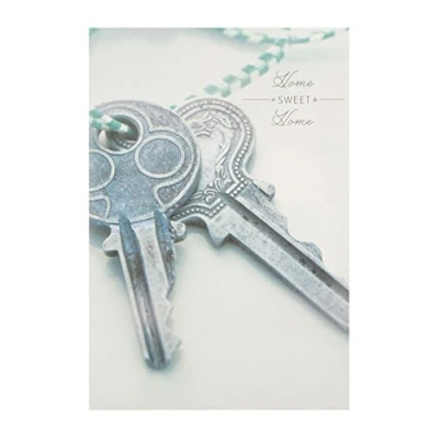 Image of Hallmark 25472311 Medium &quot;Very Happy&quot; New Home Card [Old Model]
