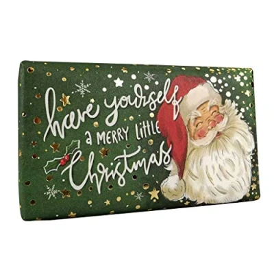 Image of The English Soap Company Festive Bar 190g Santa (Cinnamon and Orange)