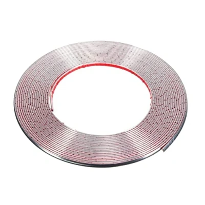 Image of 8mm x 3m Car Styling Moulding Strip Trim Self Adhesive Detail Edging Chrome Van Truck Pickup Boat