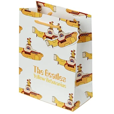 Image of 12 Gift Bags Beatles Yellow Submarine M