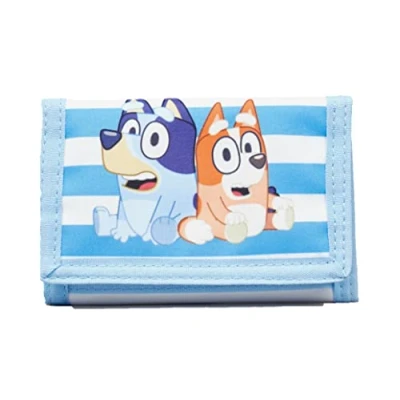 Image of Official Bluey Kids Children Tri fold Wallet