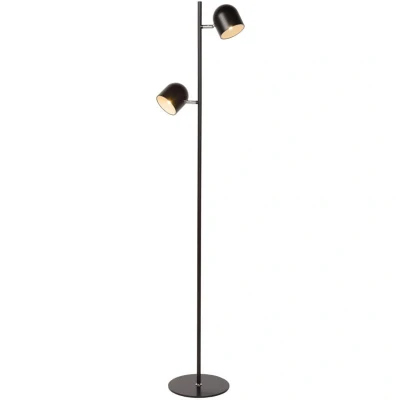 Image of Skanska Modern Floor Lamp LED Dim. 2x5W 3000K Black