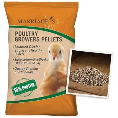 Image of Marriages Poultry Growers Pellets, 20kg