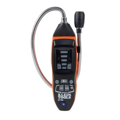 Image of Klein Tools ET120 Combustible Gas Leak Detector, Black and Orange, One Size