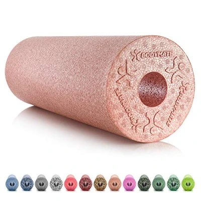 Image of BODYMATE Foam Roller Standard Medium Hard Smooth 45 x 15 cm with Free E Book Many Colours