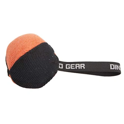 Image of DINGO GEAR Dog Tug Ball Ø 11 cm Bite Training IGP K9 Fun Orange S02787