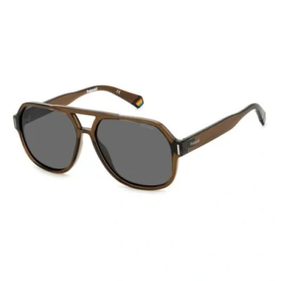 Image of Sunglasses Polaroid Pld 6193/s col. 09q/m9 Unisex Pilot Brown