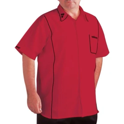 Image of Unicorn Men&#039;s Teknik Dart Shirt Red/Black, XXX Large