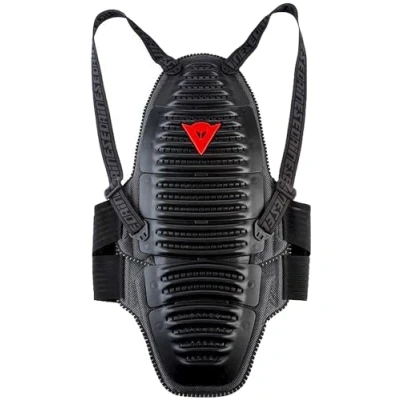 Image of Dainese Wave 13 D1 Air Back Protector with Crash Absorb Technology, Motorbike Level 2 Certified for Riders &gt; 70.9 in, Breathable Backbone Protection, Adjustable, Black