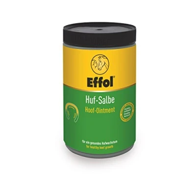 Image of Effol Hoof Salve Black 1L Horse Grooming Riding Equestrian