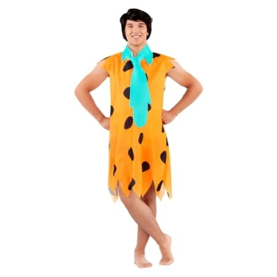 Image of Funidelia Fred Flintstone costume The Flintstones 100% OFFICIAL for man Size One Flintstones, Cartoons, Caveman, accessory Fun costumes your parties