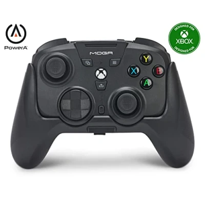 Image of PowerA XP ULTRA Wireless Controller for Xbox Series XS, mini pad + grip, works on One, Windows 10/11, Android Mobile, and Smart TVs, Wireless, Game Pass Ultimate Trial, Official