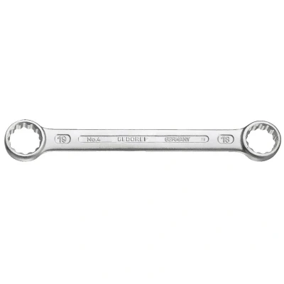 Image of GEDORE Double ended ring Spanner, AF 32+36 mm, Straight, Flat, Slender, Bi hex, UD profile, 4 32x36