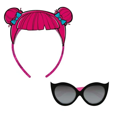 Image of Artesania Cerda Girls’ Gafas De Sol Blister LOL Sunglasses, Black (Negro), 40.0