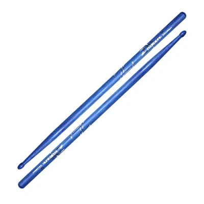 Image of Zildjian Z5ABU 5A Hickory Drumsticks Wood Tip, Blue
