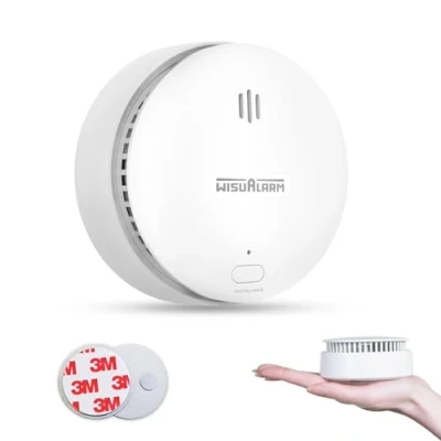 Image of Fire Alarms for Home, 10 Years Sealed Battery, Smoke Mute Remotely Function Alarm, Detector with Silence/Test Button, Conforms to EN 14604 Standard