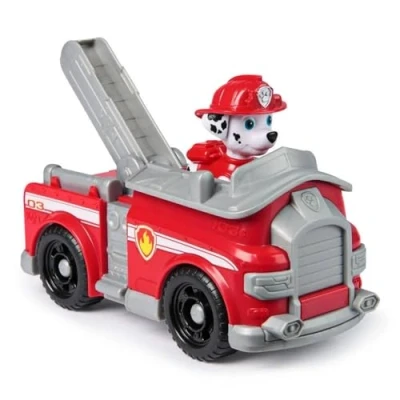 Image of Paw Patrol, Marshall’s Fire Engine, Toy Vehicle with Collectible Action Figure, Sustainably Minded Kids’ Toys for Boys &amp; Girls Aged 3 and Up