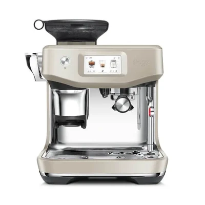 Image of Sage The Barista Touch Impress Coffee Machine Almond Nougat With FREE Gift