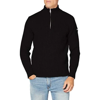 Image of Schott NYC Men&#039;s Plecorage2 Pullover Sweater, Black, Large