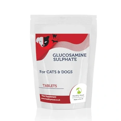 Image of Glucosamine Sulphate for Pets 120 Tablets Joint Support Supplement Cats &amp; Dogs Promotes Mobility, Comfort Health