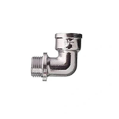 Image of CORNAT TEC386100 Angle Brass Chrome ET, Silver, 3/8 Zoll