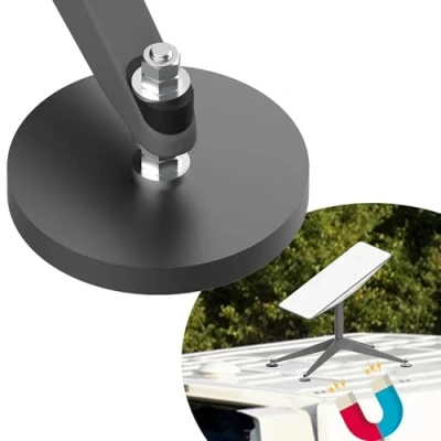 Image of wuutyty Starlink Magnetic Roof Mount, Magnet Mounting Kit, Pole for Internet Kit Satellite,Starlink Accessories