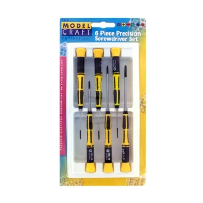 Image of Modelcraft 6 Piece Phillips Screw Driver Set, Pack of