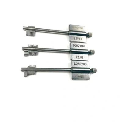 Image of 3pcs Variety Flagpole Key Civil Safe Blade Lock Pick Kit for AK8 BK7 CK6,Safe Picking Fast Open Tool