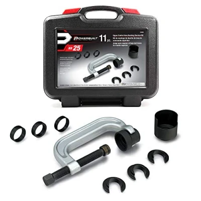 Image of Powerbuilt Upper Control Arm Bushing Service Tool Set for Ford, GM and Chrysler, Remove Install Car Bushings, 648604