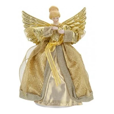 Image of PMS International Ltd 1 x 21cm TREETOP Christmas ANGEL Decorative CHARACTER, Colour selected at random!