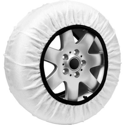 Image of ISSE Jeu De 2 Chaînes Ã Neige En Textile Pour Voitures Super Size 54