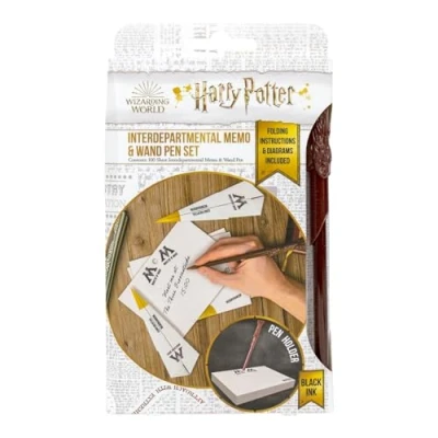 Image of Harry Potter Interdepartmental Memo and Wand Set