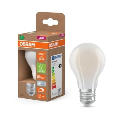 Image of OSRAM LED bulb matt E27 3,8W 4000K 806lm dimmable