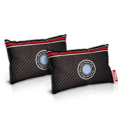 Image of Pingi Dehumidifier Car And Home LV2 A350 Absorbs Moisture Condensation Damp Keeping Windscreens Clear Reusable 2 x 350 g Bags, Black/Grey
