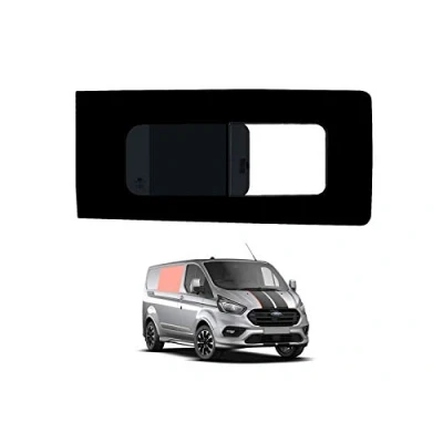 Image of Van Demon Right Hand Dark Tint Opening Window Glass for Side Panel Opposite Sliding Door VOY1620